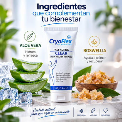 CryoFlex™ Gel Refrescante para Músculos y Articulaciones